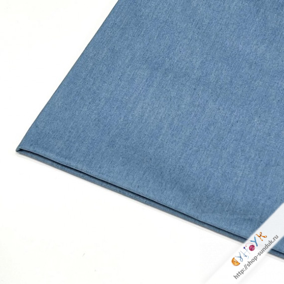 Джинс тонкий темно-голубой [209-878]